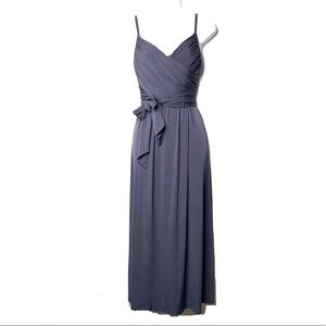 JENNIFER LOPEZ Purple Faux Wrap Dress M